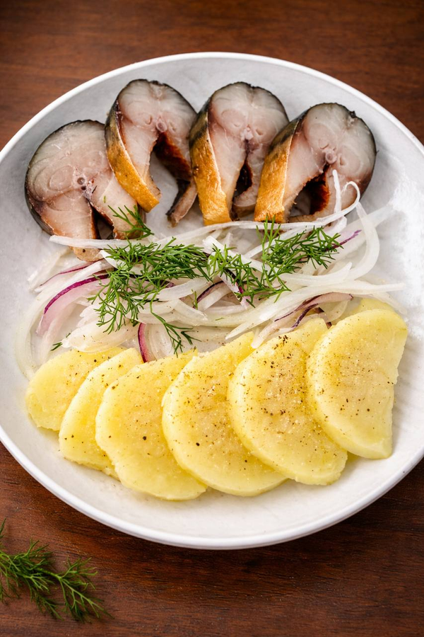 Mackerel with potatoes