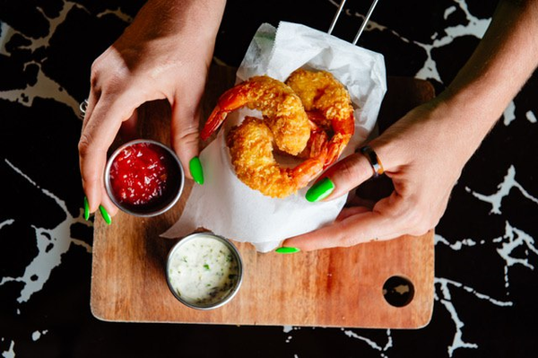 Креветки в панировке 