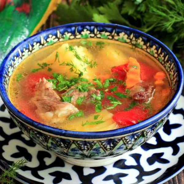 Шурпа с говядиной