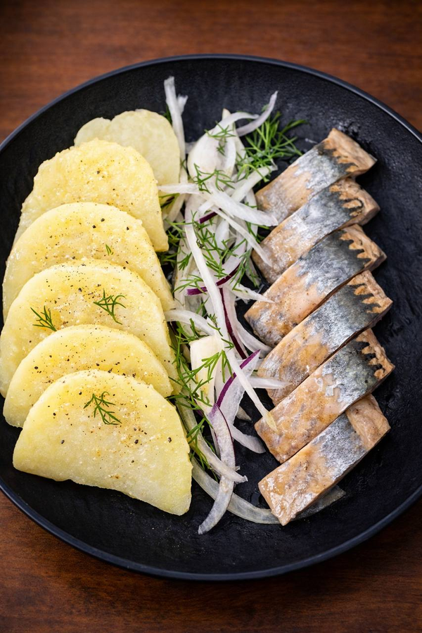 Herring with potatoes